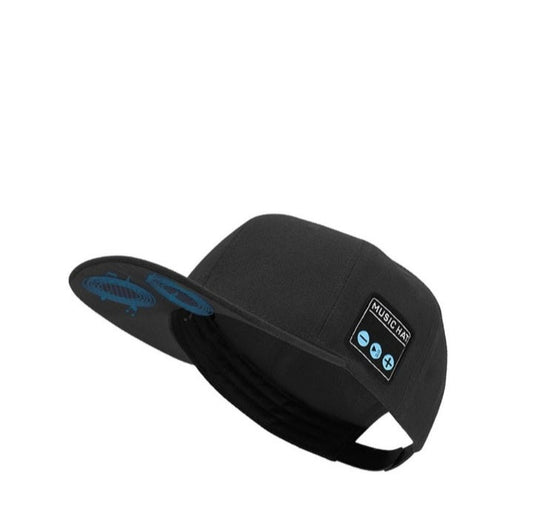 Bluetooth Headset Cap, Speaker Hat, Head Circumference 56-60cm,Hip Hop Hat
