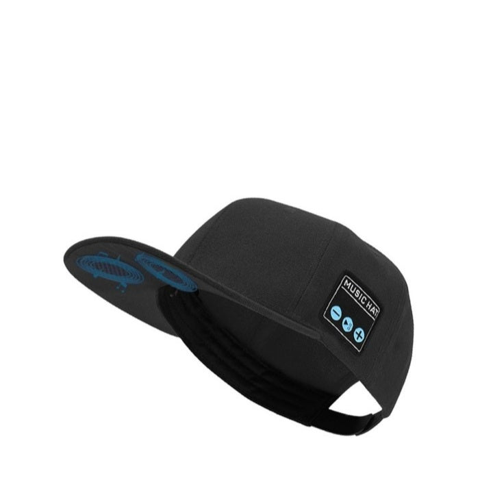 Bluetooth Headset Cap, Speaker Hat, Head Circumference 56-60cm,Hip Hop Hat